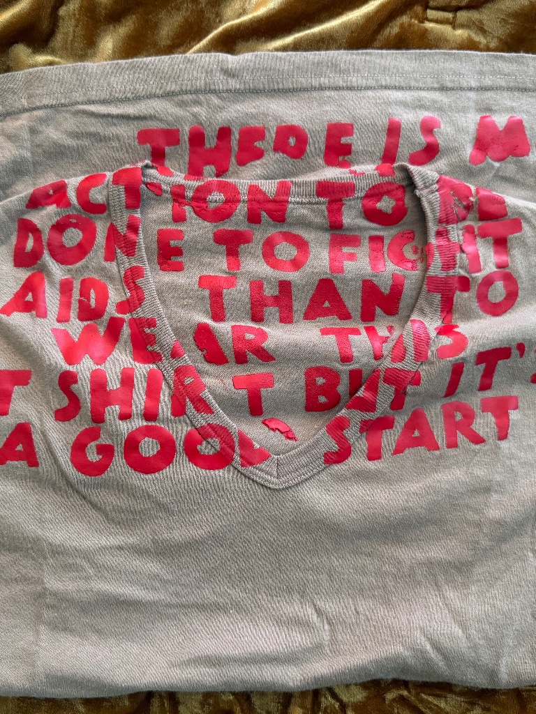 Maison Martin Margiela V Neck Tee Preowned Euc